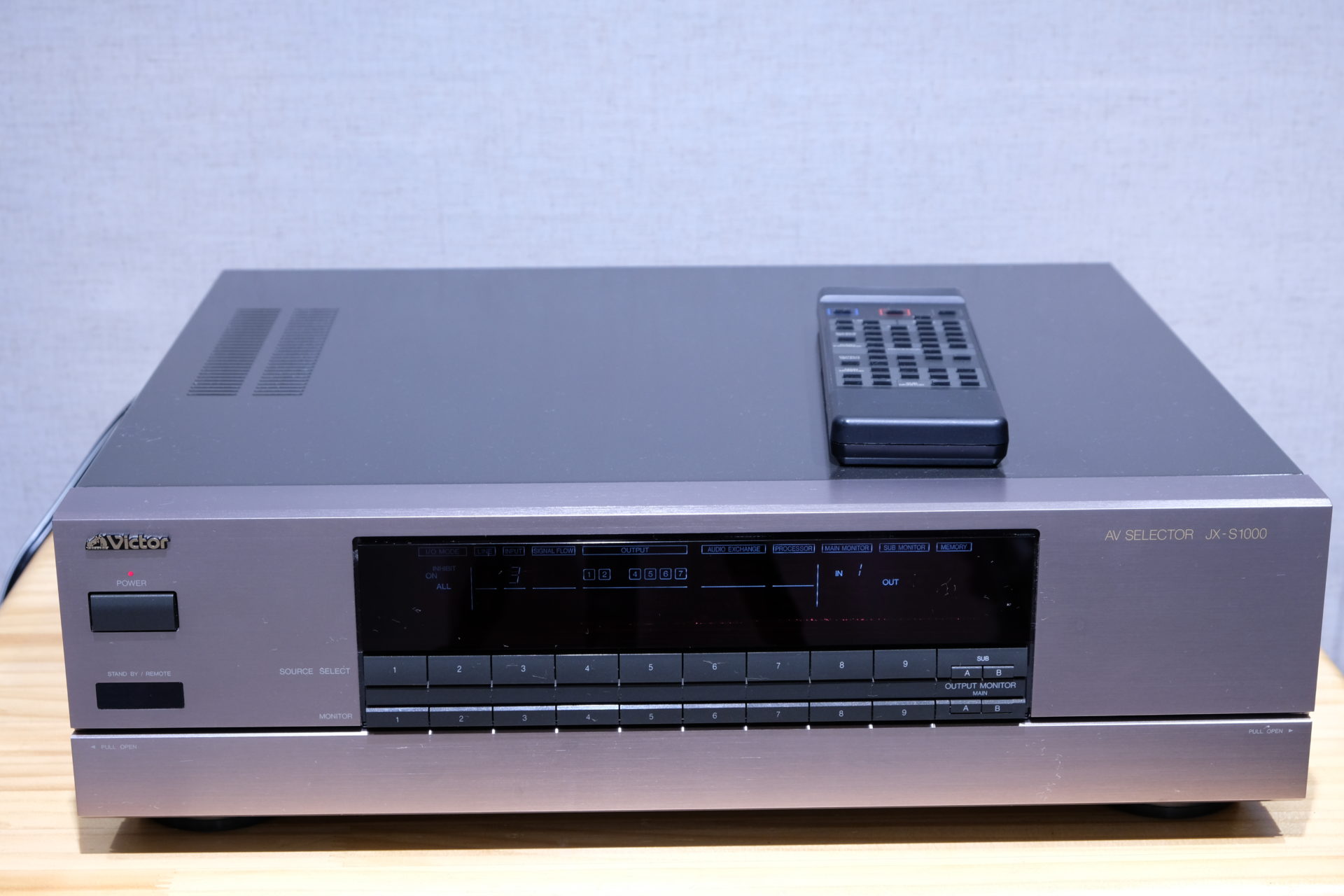 希少 黒入荷! Victor 完動品 ビクター レア 貴重 AVセレクター JX